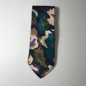 Michael James Vintage Camouflage Necktie